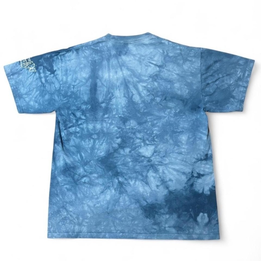 Vintage 90s The Mountain Tie-Dye Butterfly Graphic T-shirt Large 22x28 USA - Picture 7 of 8